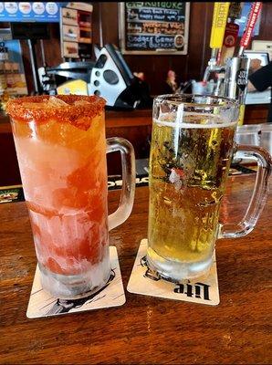 Michelada and michelob