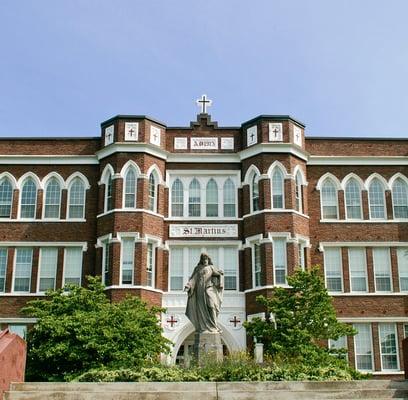 Our team worked on the Main Building, Library and Tower at Saint Martins University in Lacey, Washington