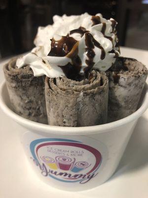 Orego ice cream rolls.