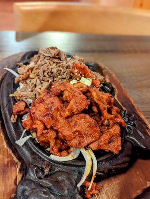 Beef and Spicy Pork