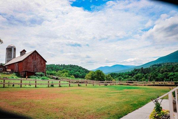 Barn and the Beauty of Southern Vermont