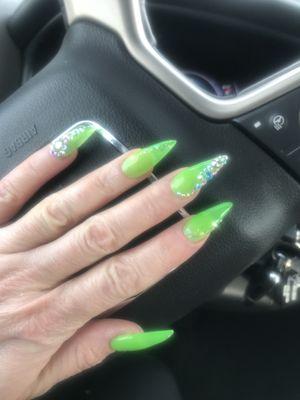 I LOVED THESE GREEN ONES!!!