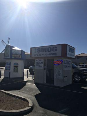 Smog is $18.99 fastest smog check service in north Las Vegas. Highly recommended.