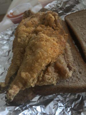 Whiting Sandwich. You can order two or four piece sandwiches.