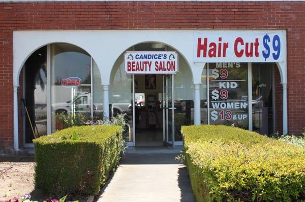 View of Candice's Beauty Salon in Fremont, Ca