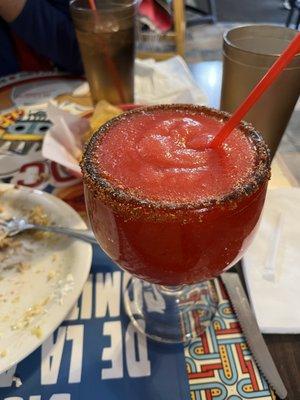 The strong strawberry marg