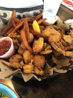 Seafood platter