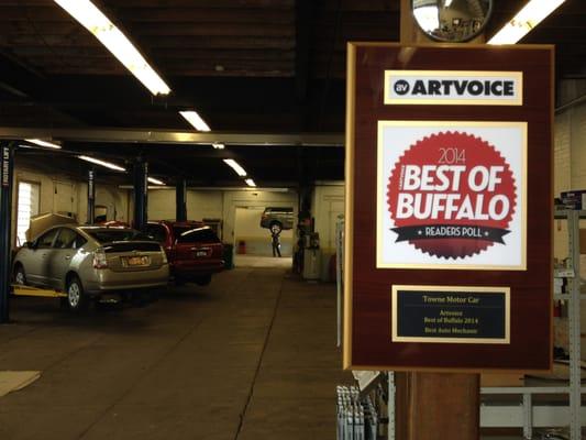 Voted best Auto Repair shop in Buffalo 2014