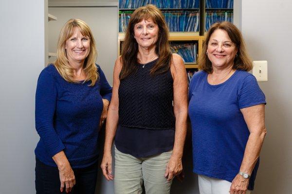 Our front desk, Dale, Mary, and Lana, will schedule your appointments, coordinate treatment plans, and maximize your insurance benefits.