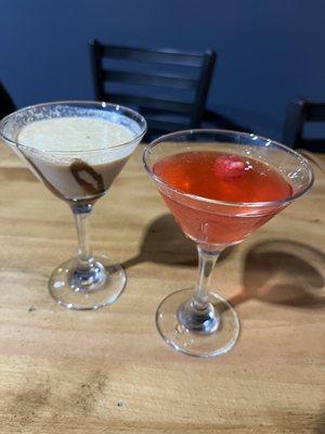 Chocolate Martini and seasonal Valentine's Day Martini