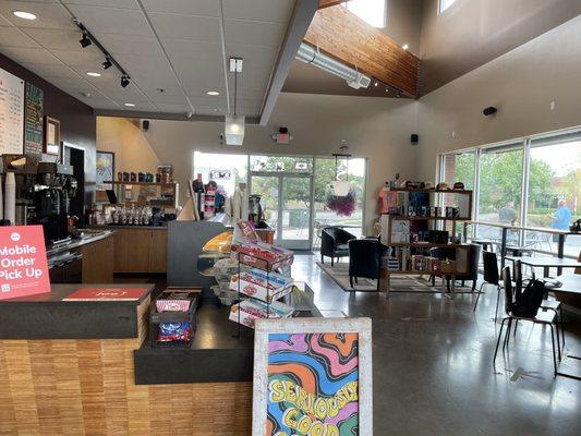 Interior of the cafe! Well lit and fairly clean.