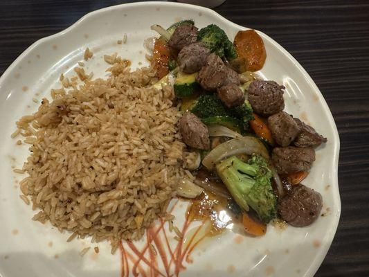 Filet Mignon Hibachi (Lunch)