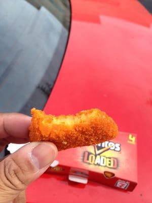 Close up of the Doritos Bite.