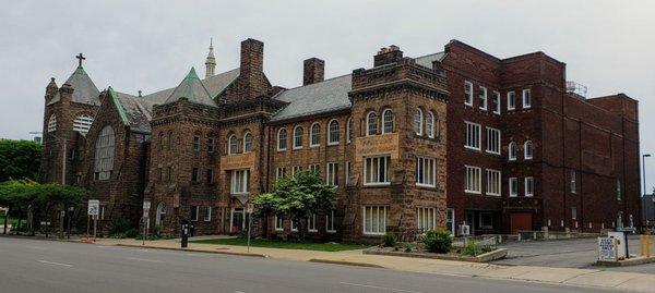 Facade for Central United Methodist Church