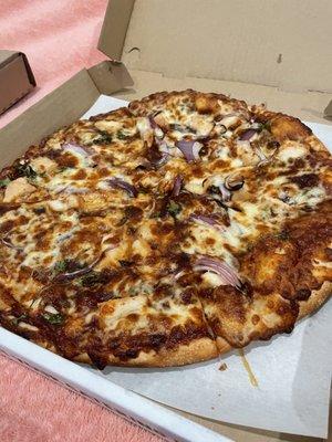 Medium BBQ Chicken Pizza