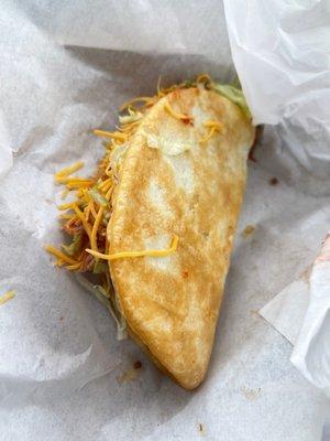 New fried flour taco