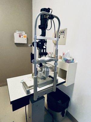 Eye exam equipment