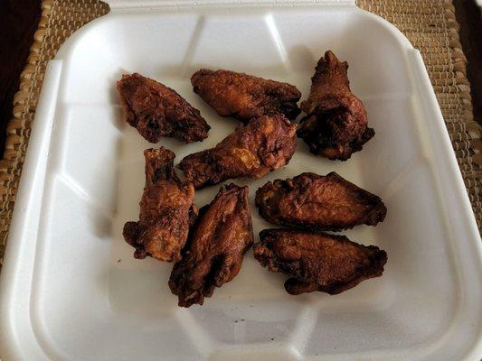 Naked wings. Salt and vinegar. Wife says "good."