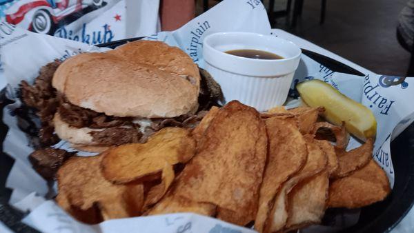 French Dip with Chips