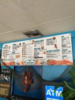 Inside menu