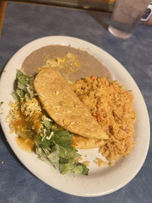 Kids taco plate