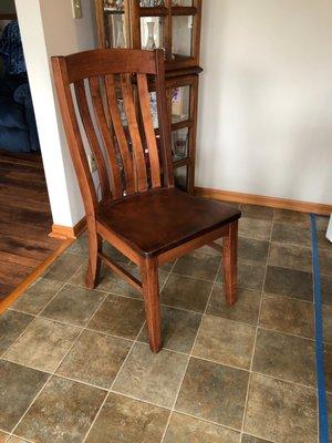 One of my 4 dining room chairs