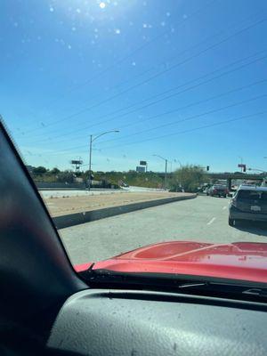 They didn't dry properly; water splashed onto my windshield right when I drove away