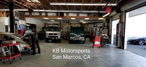 Kip's shop, KB Motorsports is one of the best shops in San Diego County.  quality work and high performance expertise