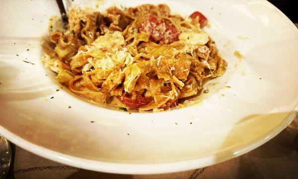 Seafood Fettuccine Campari