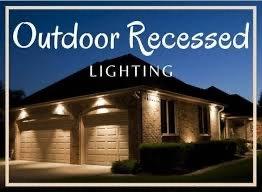 Outdoor recessed lights