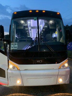 Our new 2019 MCI J4500 Luxury Coach