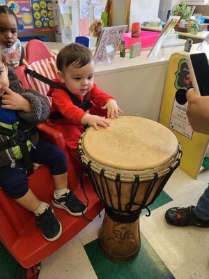 Fenix Drum and Dance came to visit for Black History Month.