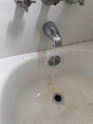 Bathroom faucet that was never fixed for me...