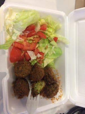 Falafel with salad