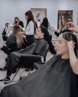 Our highly experienced hair stylists are masters of their craft who receive ongoing training to keep up with cutting-edge techniques.