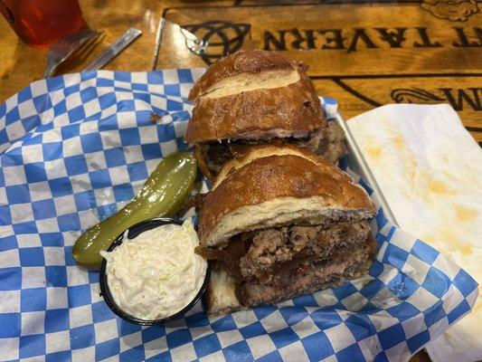 Meatloaf sandwich ("The Point 'burger'")