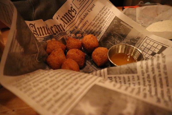 Hushpuppies. Some have already been ate.