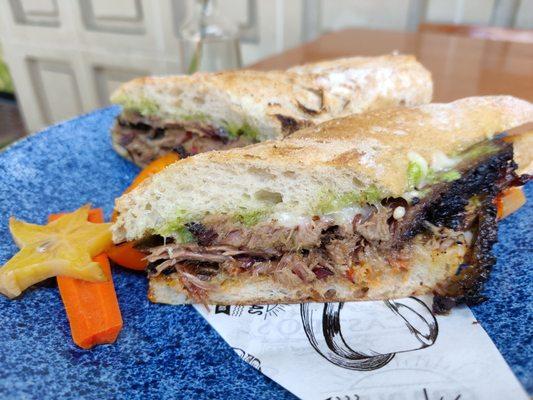 Ropa Viejo is a brisket sandwich... very delicious!!!