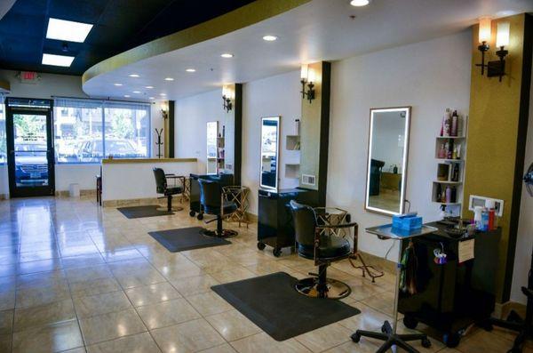 Spacious beautiful salon.