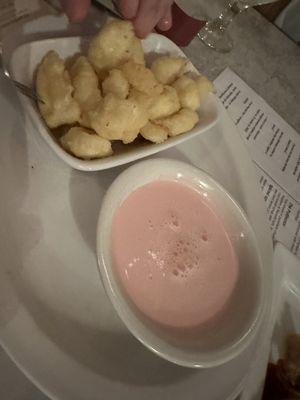 Goat cheese curds