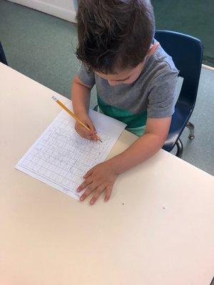 Writing basic numbers.