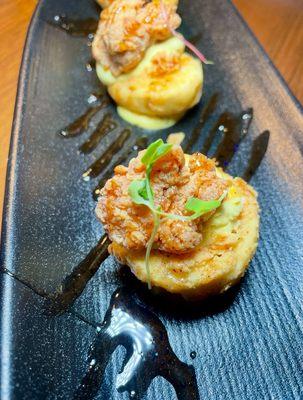 Chicken Fried Deviled Eggs