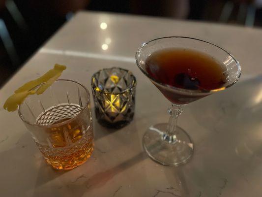 Ten Ten Tap Room, June 30, 2023 - Sazerac and Manhattan