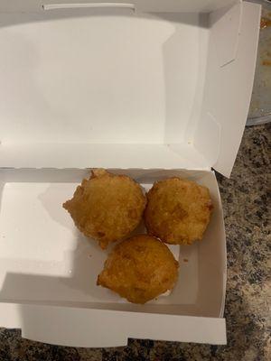 Mushy hush puppies