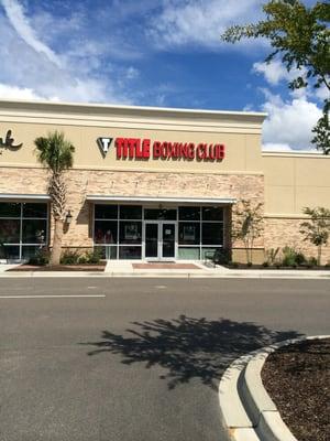 Front entrance to TITLE Boxing Club: Charleston!