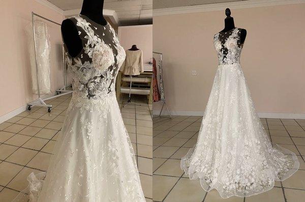 Ivory Laced Wedding Dress