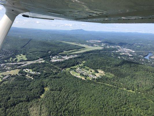 Airport from the northeast