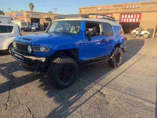 BFGoodrich km3 on my 2007 fj cruiser 4x4