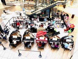 Annual Monster Piano Concert held at South Towne Shops!