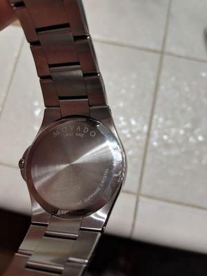 Scratches on watch from batteries replacement service.